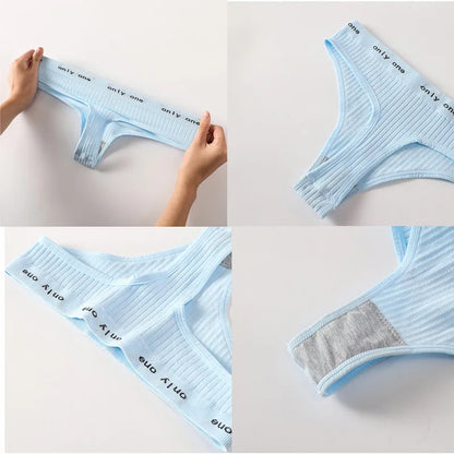 Conjunto Gio Sutiã Cropped Canelado Sem Aro com Calcinha Tanga