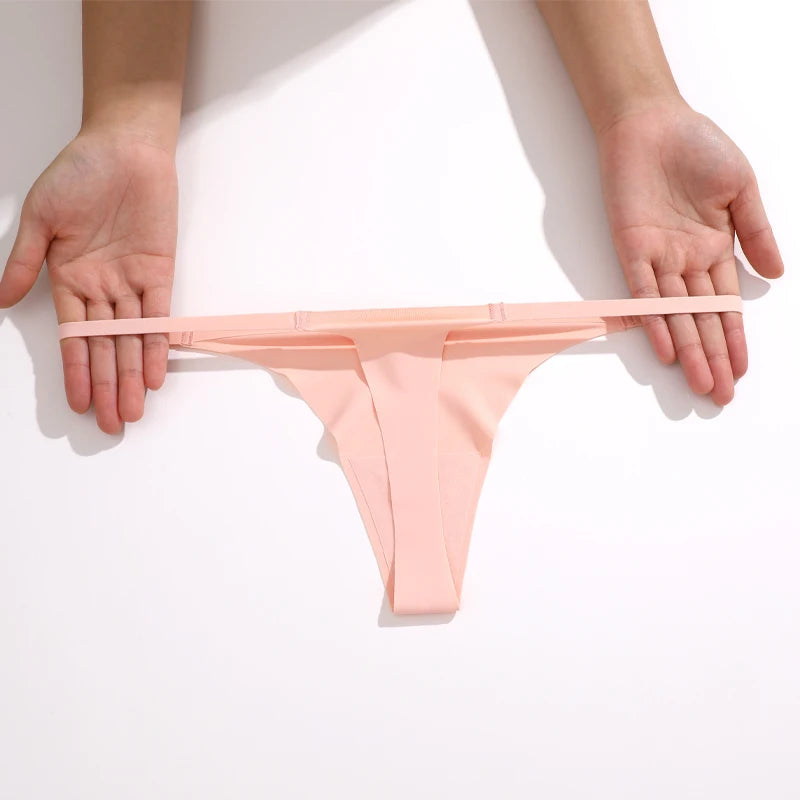 Kit Calcinhas Luna – 4 Peças Ultra-Finas Tanga Sem Costura Aparente