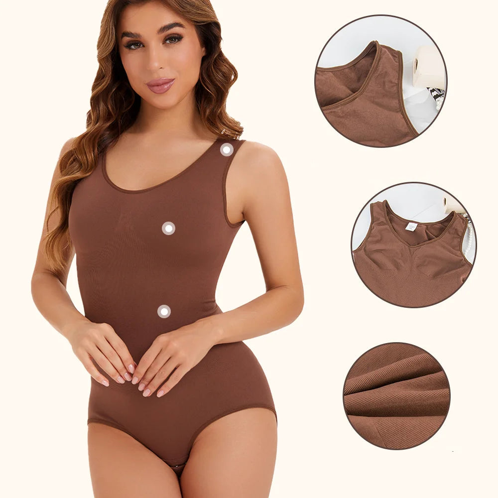 Bodysuit Valentina Modelador Sem Aro com Controle Abdominal