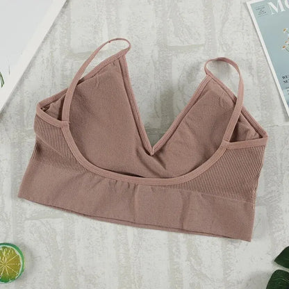 Conjunto Lara Bralette e Calcinha G-String Seamless Sem Aro